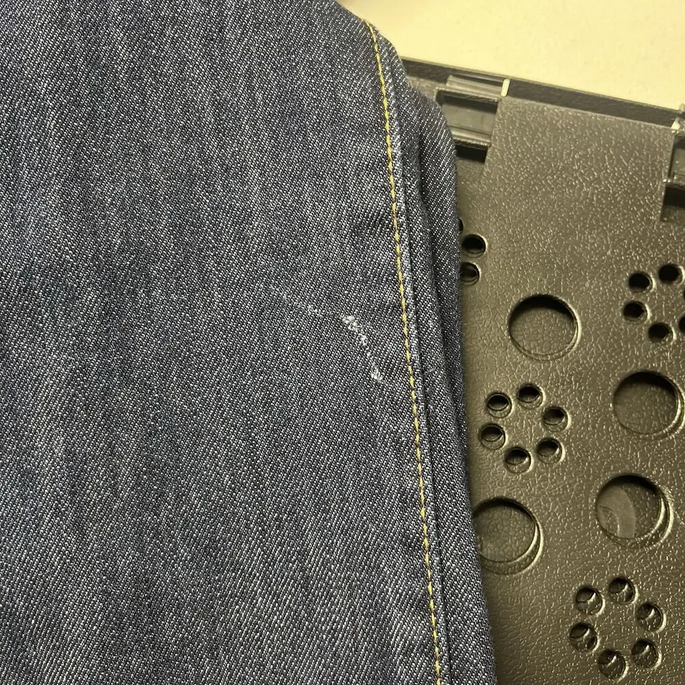 Levi's Men's 501 31x32 Original Straight Fit Jeans Dark Wash Button Fly